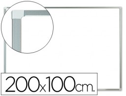 Pizarra blanca Q-Connect 200x100cm. acero lacado